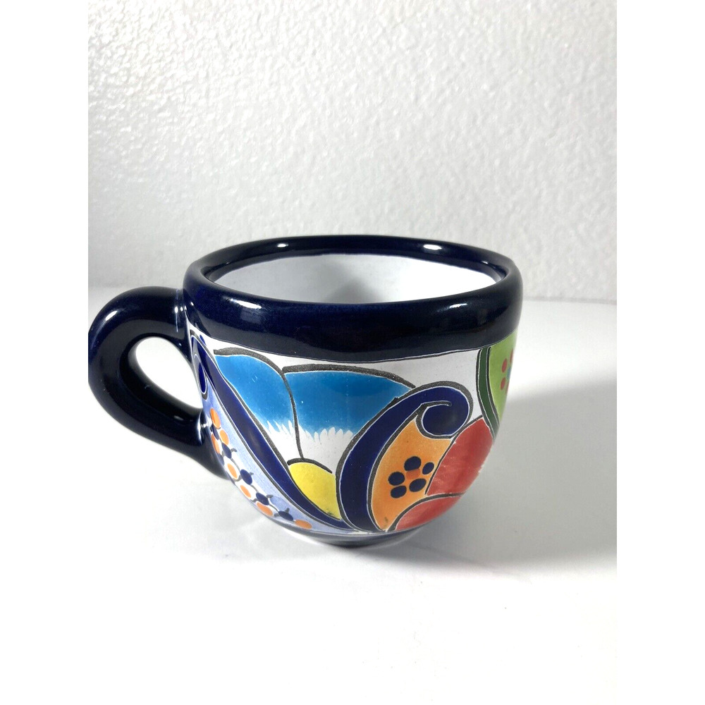 Hand Paint Coffee‎ Mug Mexico Pottery